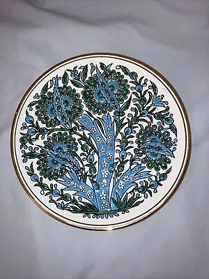 Vintage Handmade Manousakis Keramik Rodos Greece Tree Plate • $29