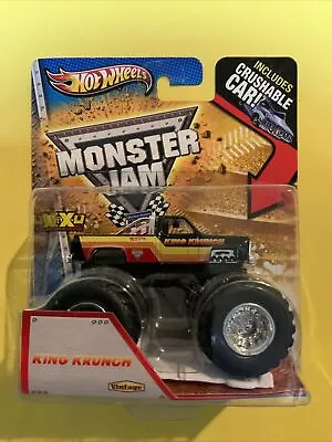 Hot Wheels Monster Jam 2013  KING KRUNCH 4x4 Truck 1:64 Vintage • $23.88