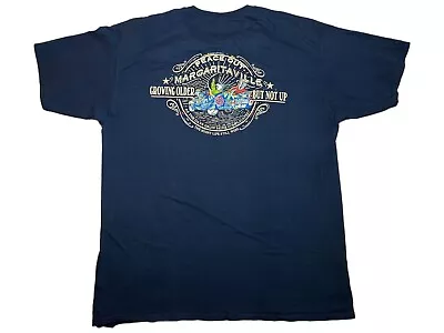 Margaritaville T Shirt XL Jimmy Buffett Growing Older But Not Up Double Sided • $27