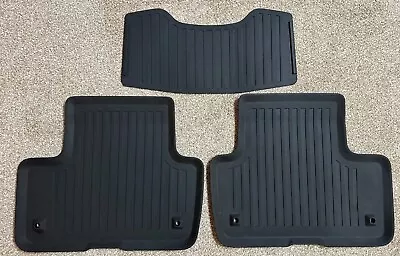 Volvo XC60 (2018-2024) Rear All Weather Rubber Floor Mats Tunnel Mat - Charcoal • $67.79