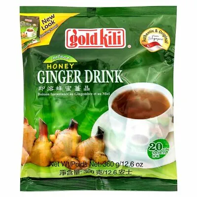 £7.45 • Buy Gold Kili Instant Honey Ginger Drink Authentic And Original Tea Sachets 18g X 20