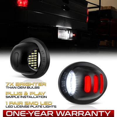 $15.99 • Buy [EXCLUSIVE] 1980-2014 Ford F150 Red Neon Tube LED License Plate Tag Light Pair