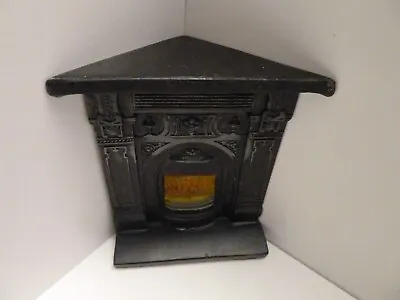 £6.91 • Buy Dolls House Resin Grey Corner Victorian Style Fireplace Miniature 1:12th Scale 