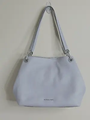 Michael Kors Raven  Pebbled Leather Tote Shoulder Bag Handbag Gray Color • $40