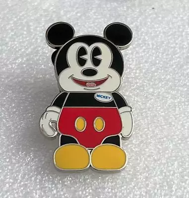 Disney Cast Member Mickey Mouse Name Tag Vinylmation Pin • $24.99