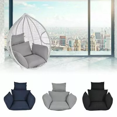 £8.99 • Buy Garden Egg Chair Seat Pad Swing Hanging Chair Cushion Indoor Outdoor Patio Mat 