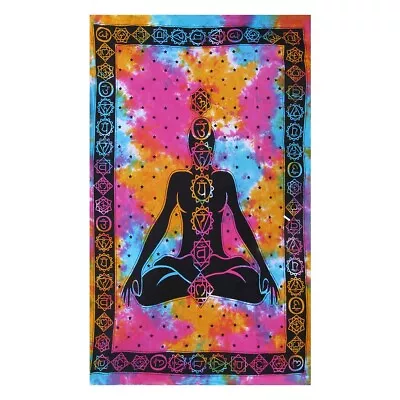 Seven Chakra Tapestry Yoga Meditation Hippie Wall Hanging • $19.99