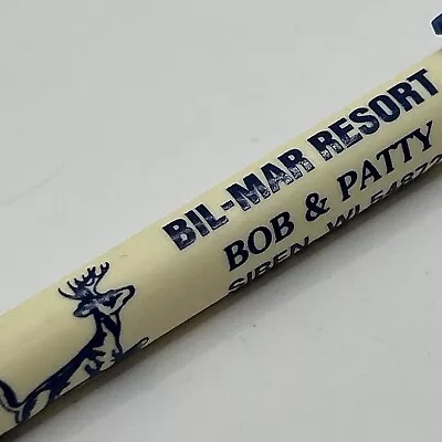 VTG Ballpoint Pen Bil-Mar Resort Siren WI Bob & Patty • $20