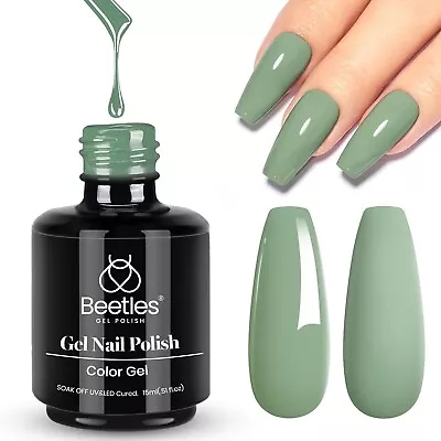 Beetles Gel Polish Gel Nail Polish Eucalyptus Pastel Green Nail Polish • $12.99