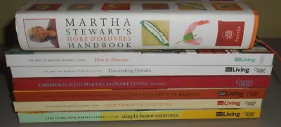 7 Martha Stewart Vintage Christmas/Decorating/+ Other Subjects Hardcover Books • $25