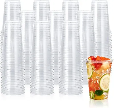 16 Oz PET Plastic Cold Cups (98mm) - 1000 CT • $89.99