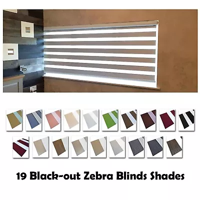 £94 • Buy Premium Window Roller Blinds Day And Night Cassette Zebra/Vision For Home/Office
