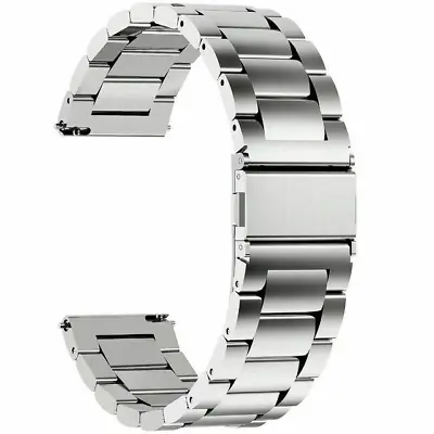 Metal Watch Strap Replacement Stainless Steel Band Wrist Bracelet 18/20/22mm • $9.99