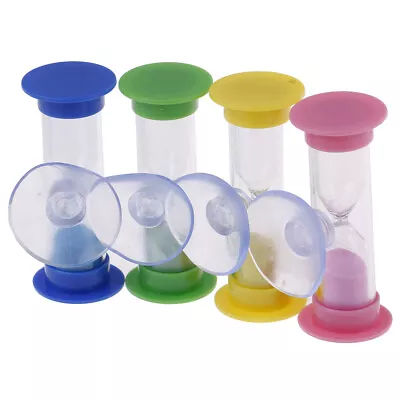 Toothbrush Swivel Sand Timer 2 Minutes Shower Timer Kids Mini Glass Sand Cloc Bd • $2.12