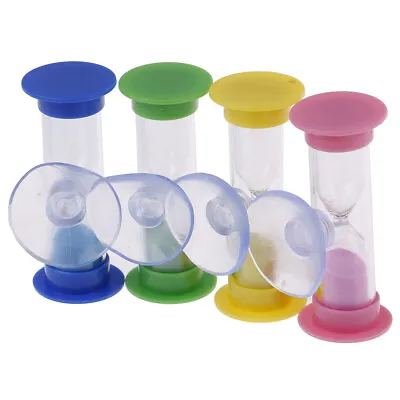 Toothbrush Swivel Sand Timer 2 Minutes Shower Timer Kids Mini Glass Sand Cloc EF • $6.42