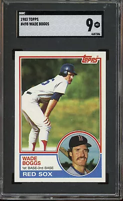 1983 Topps - #498 Wade Boggs (RC) PSA 9 • $75