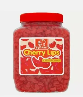 £28.99 • Buy Squirrel Cherry Lips Scented Retro Sweets Pick 'N' Mix Chewy Gums  Jar 2.25kg