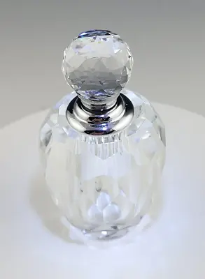 Beautiful Vintage Signed Rosenthal Faceted Hand-cut Crystal Perfume Bottle • $65