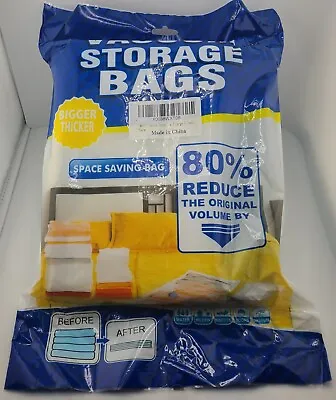 MecTo Vacuum Storage Bags 12 Pack Space Saver Vacuum Storage Bags W/ Vaccum Pump • $15