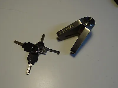 Xena  Solid Steel Disc Lock 14cm/9/16th  Locking Pin Push Down Ice Spray Proof • $40