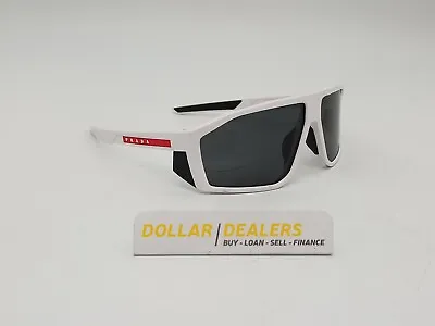 $175 • Buy Prada Linea Rossa PS 08WS AAI06F Matte White Men's Sunglasses