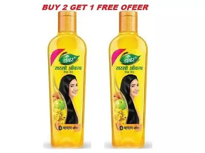 DABUR SARSO AMLA HAIR OIL NON STICKY MUSTARD HAIR FALL DAMAGE REPAIR 40ml • $6.40