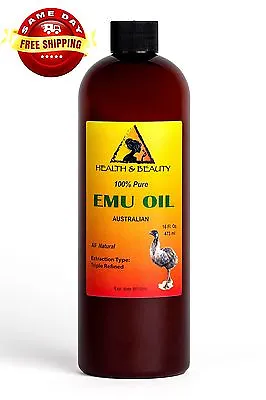 $26.79 • Buy Emu Oil Australian Organic Triple Refined 100% Pure Premium Prime Fresh 16 Oz