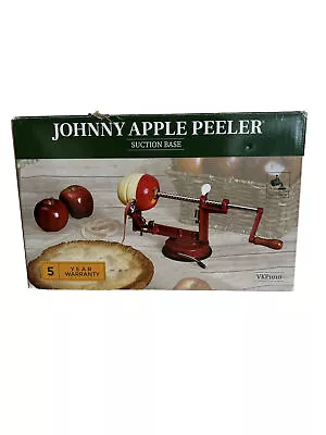 Johnny Apple Peeler  VKP1010 With Suction Base - Red • $21.99