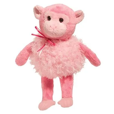 DOUGLAS Cuddle Toys 8  Peppy Pink Puff Monkey Stuffed Animal - 799 NEW • $7.75