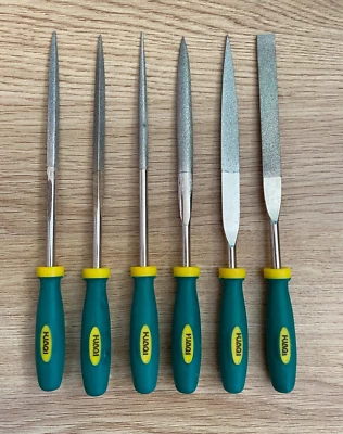 £8 • Buy 6pc Needle File Set Precision Files Craft Metal Work Jewelers Tools Uk Seller