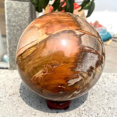 5.57LB Natural Ocean Jasper Quartz Sphere Crystal Miracle Sea Stone Ball Healing • $46.99