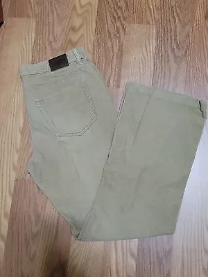 Sonoma Pants Mens Beige Corduroy Casual Straight  Cotton 5-Pockets 34/34 Good • $8