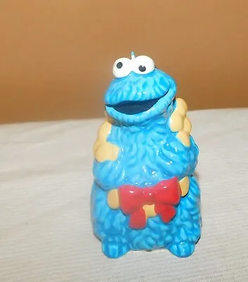 1983 Muppets Inc Ceramic Cookie Monster Christmas Ornament • $6.95