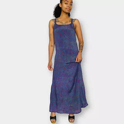 90s Fashion Fuse Silk Dress • $68