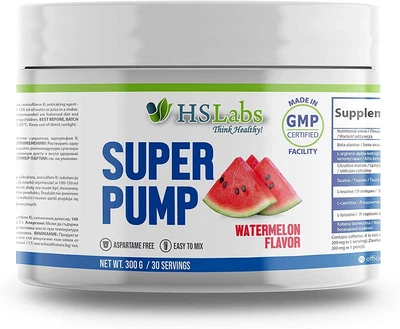 £23.18 • Buy HSLabs Super Pump Pre Workout Powder Nitric Oxide Booster Supplement 30 & 50