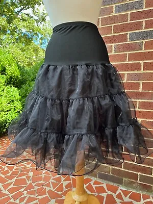 Gace Karin Black Crinoline /Petticoat Slip Women's Size M • $14