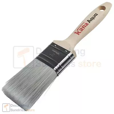 Kana Premier Aqua Synthetic Paint Brush 1  1.5  2  3  Water Based Paints • £7.34