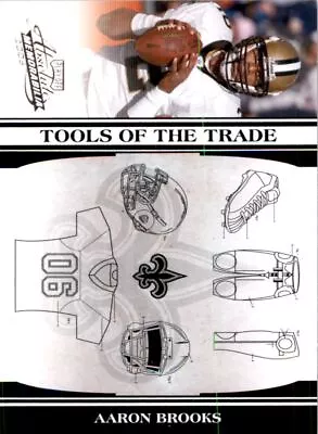 2006 Absolute Memorabilia Tools Of The Trade Black #1 Aaron Brooks /50 • $4.50