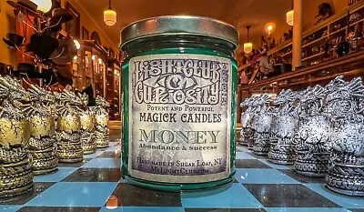 Magic Money Candle For Attracting Money & Abundance ! Fast Luck! Wiccan Spell! • $28