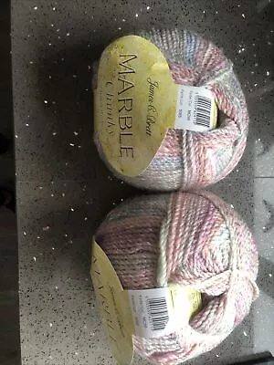 James C Brett MARBLE CHUNKY 200g Knitting Wool • £10