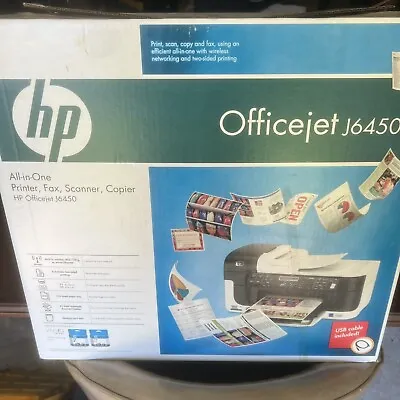 HP OfficeJet J6480 All-In-One Inkjet Printer NEW IN BOX • $199.99