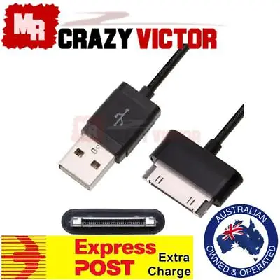 1m USB Charger Cable For Samsung Galaxy Note 10.1 GT-N8013 N8010 N8000 N8020 • $4.95