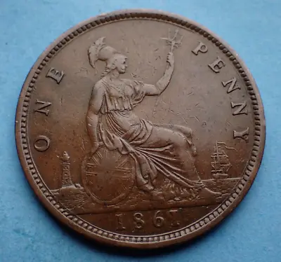 1861 Victoria  Penny As Shown. • £45