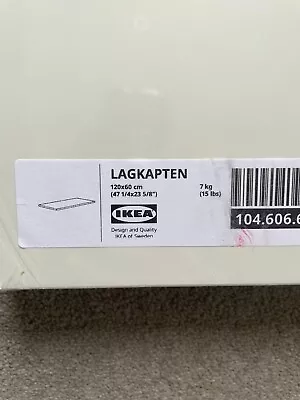 Brand New IKEA Lagkapten Desktop 120 X 60 White • £10