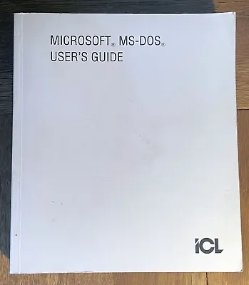Microsoft MS-DOS Version 3.3 User's Guide • £4