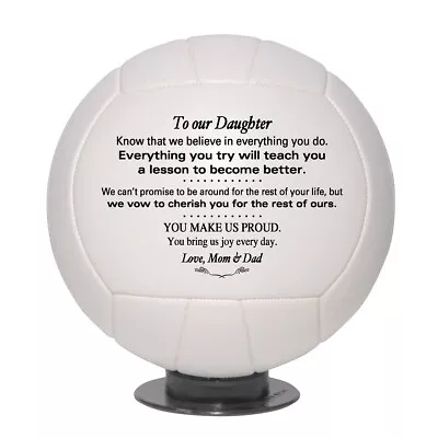 Custom Volleyball To Our Daughter Graduation Birthday Wedding Christmas Gift • $44.95