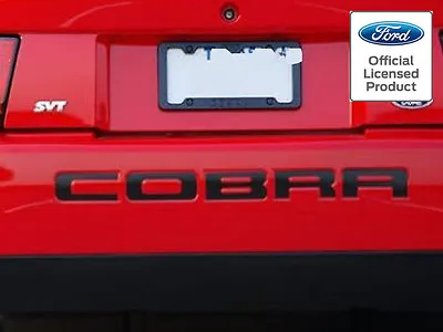 2003-2004 Mustang Cobra Letters Rear Bumper Inserts Vinyl Decals - Ford Licensed • $19.95