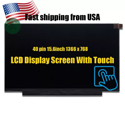 LED LCD Display Screen W/ Touch For HP 15-dw3056cl 15-dw3025cl NT156WHM-T04 V8.0 • $129