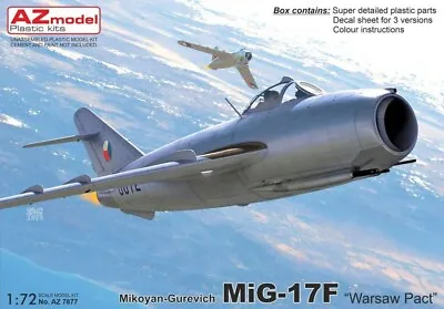 AZmodel 7877 1/72 MiG-17F  Warsaw Pact  Plastic Kit • $15.95