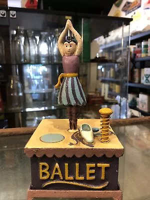 Ballerina Retro Cast Iron Money Bank • $65